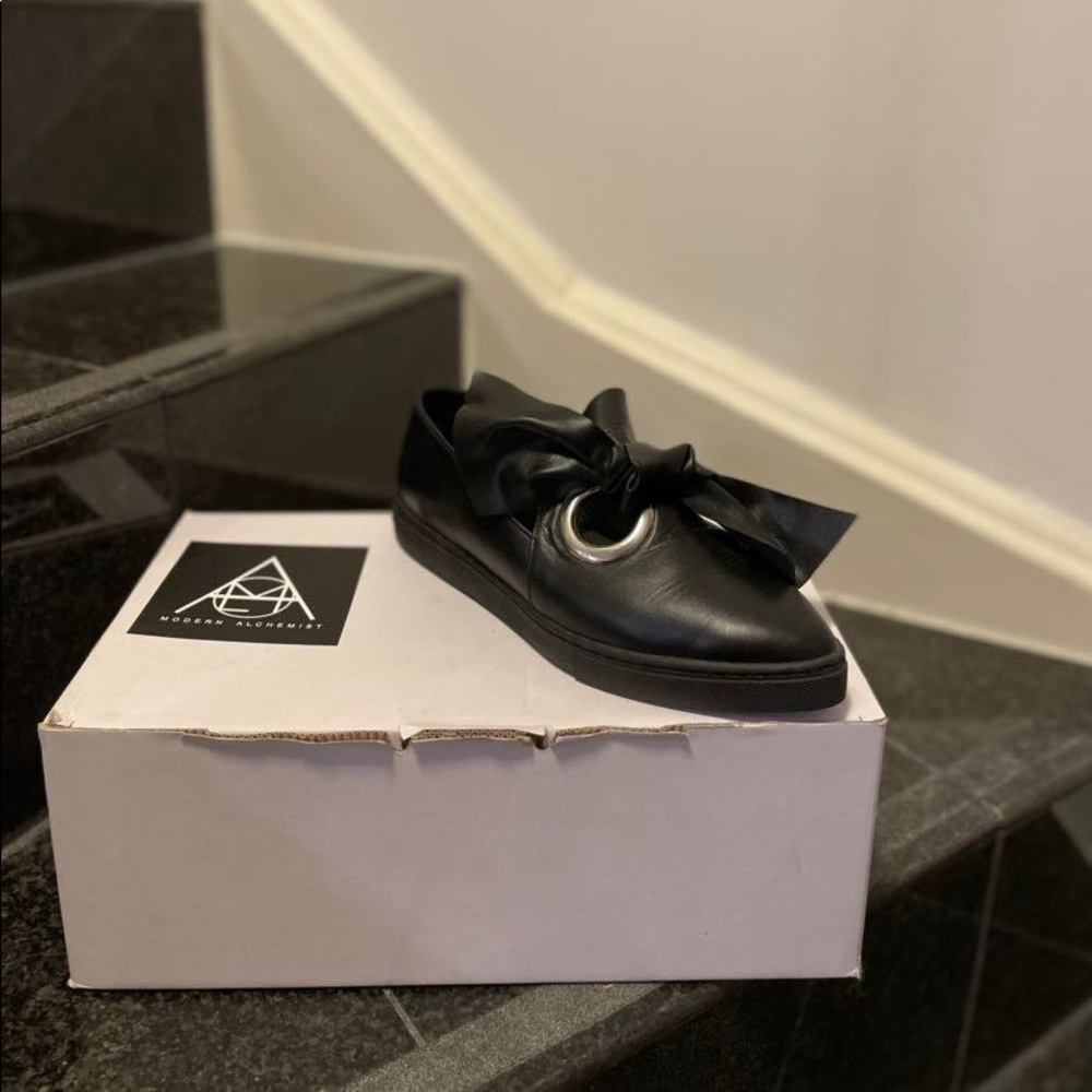 Modern Alchemist bowknot Loafers